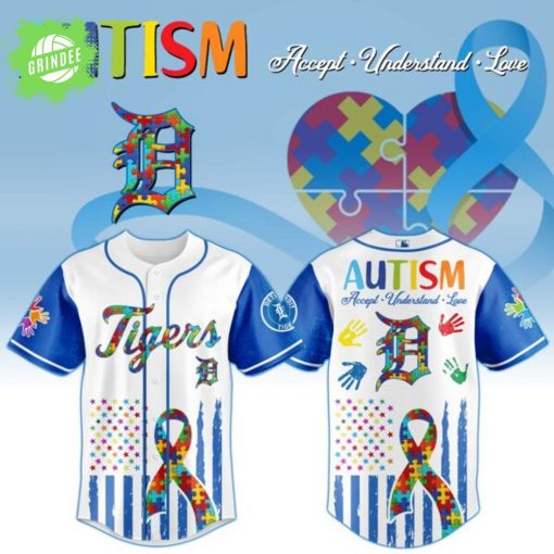 Detroit Tigers × Special Autism Awareness Month Limited Edition Jersey