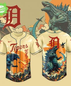 Detroit Tigers Special Godzilla Limited Edition Jersey