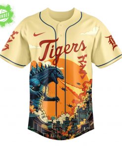 Detroit Tigers Special Godzilla Limited Edition Jersey