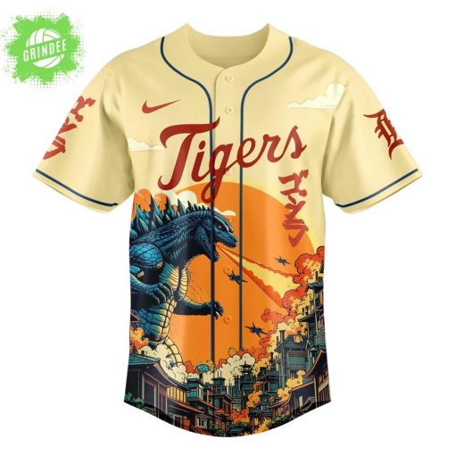 Detroit Tigers Special Godzilla Limited Edition Jersey