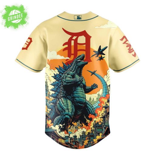 Detroit Tigers Special Godzilla Limited Edition Jersey