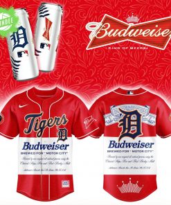 Detroit Tigers x Budweiser Version 2025 Baseball Jersey