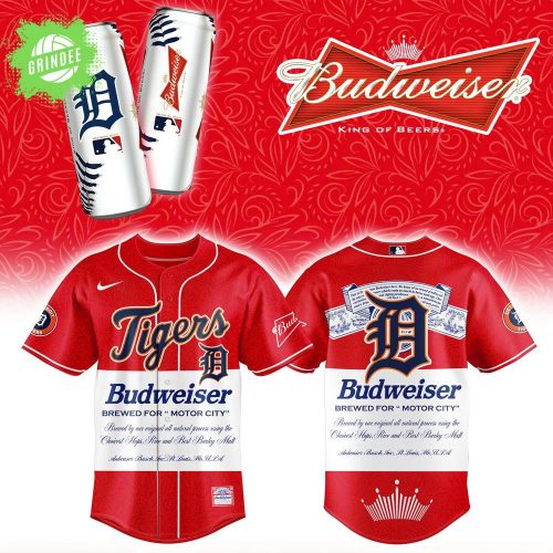 Detroit Tigers x Budweiser Version 2025 Baseball Jersey