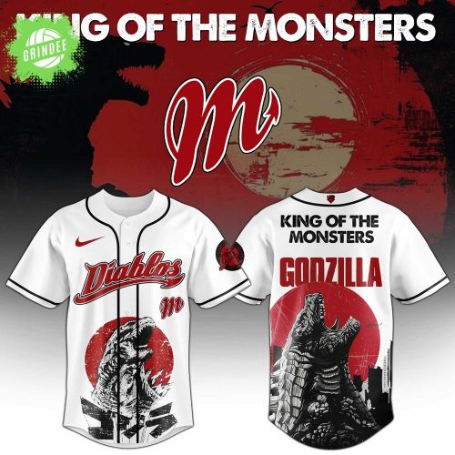 Diablos Rojos del México x Godzilla Edition Jersey 2025