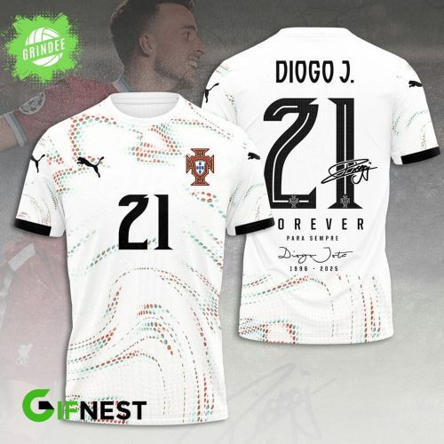 “Diogo Jota Tribute Jersey – Portugal #21 Forever Shirt 1996–2025 Memorabilia