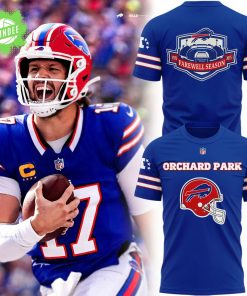 Exclusive 2025 Buffalo Bills Red Helmets Back T-Shirt