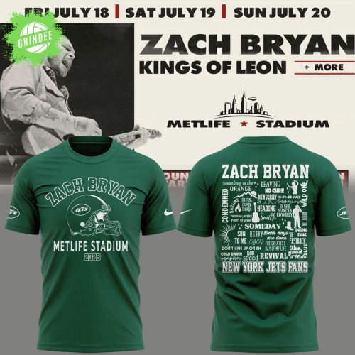Exclusive Versio Zach Bryan x New York Jets Tshirt 2025