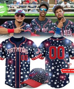 Fort Myers Mighty Mussels Independence Day 2025 Jersey