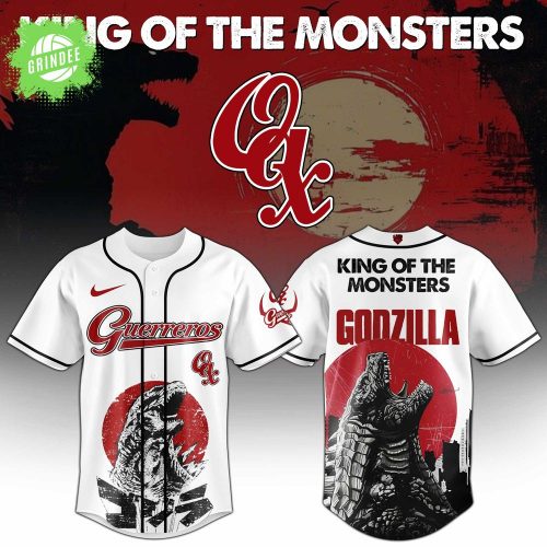 Godzilla Baseball Jersey – King of the Monsters Guerreros Shirt