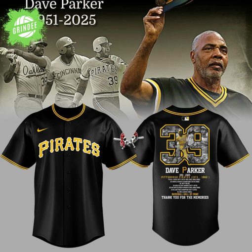 Honoring The Legend – Dave Parker Pirates Baseball black Jersey