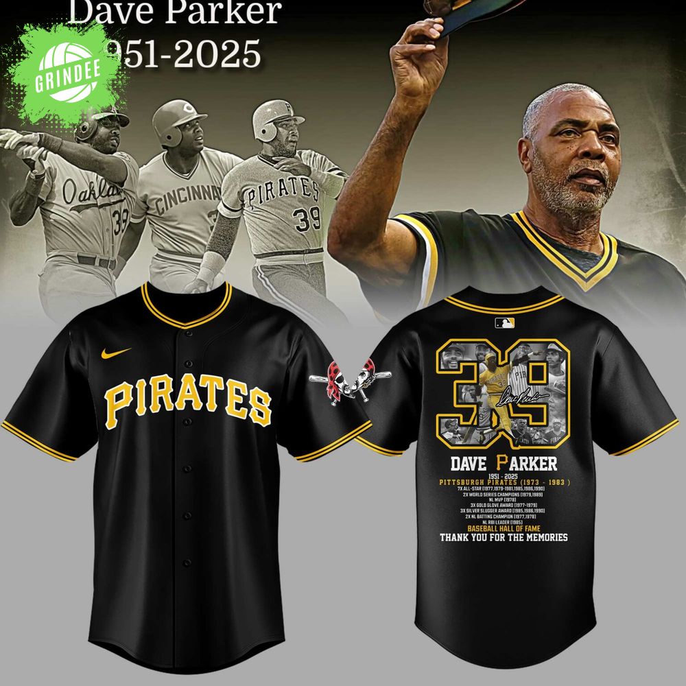 Honoring The Legend – Dave Parker Pirates Baseball black Jersey Honoring The Legend – Dave Parker Pirates Baseball black Jersey
