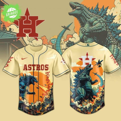 Houston Astros Special Godzilla Limited Edition Jersey