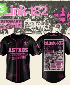 Houston Astros x Blink-182 Missionary Impossible Tour 2025 Jersey