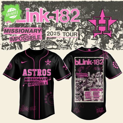 Houston Astros x Blink-182 Missionary Impossible Tour 2025 Jersey