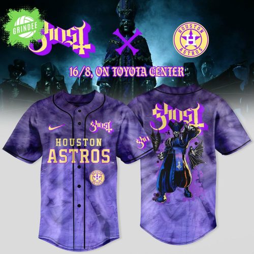 Houston Astros x Ghost Band World Tour 2025 Jersey