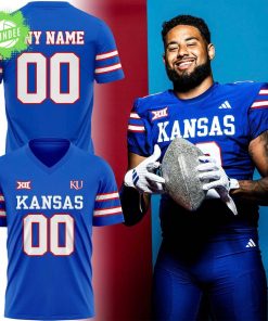 Kansas Jayhawks Logo Custom Jersey- Limited Edition