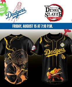 LA Dodgers _ Demon Slayer Agatsuma Zenitsu Jersey 2025