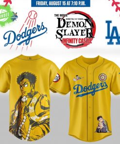 LA Dodgers _ Demon Slayer Gyomei Himejima Jersey 2025