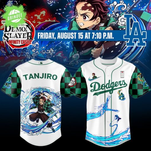 LA Dodgers _ Demon Slayer Tanjiro Jersey 2025