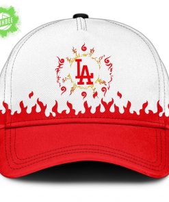 LA Dodgers Fire Shadow Spirit Jersey White Flame Edition