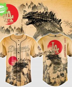 LA Dodgers x Gojira Baseball Jersey 2025 Limited Edition