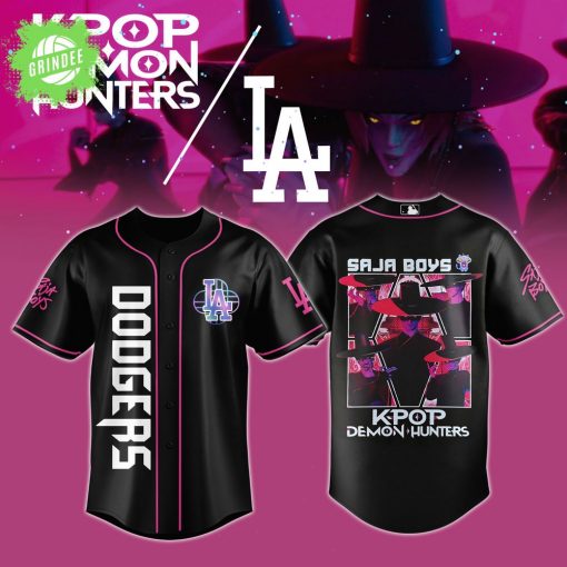 LA Dodgers x KPop Demon Hunters Saja Boys Jersey Editions Limited 2025