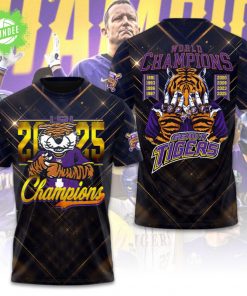 “LSU Tigers 2025 Champions T-Shirt – Geaux Tigers National Championship Shirt