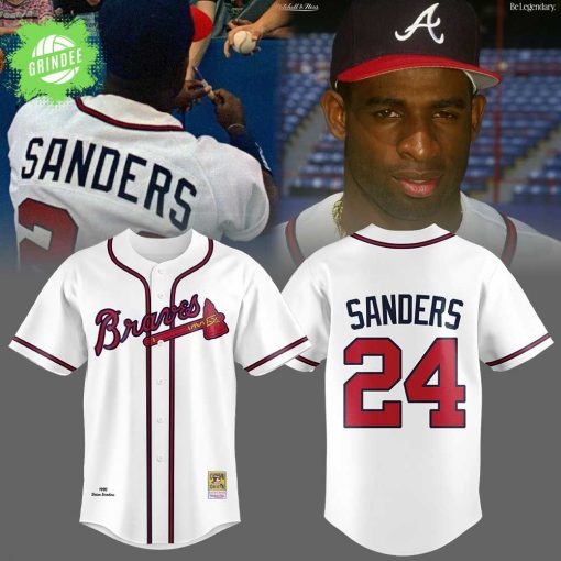 Limited Edition A.Braves Deion Sanders Jersey