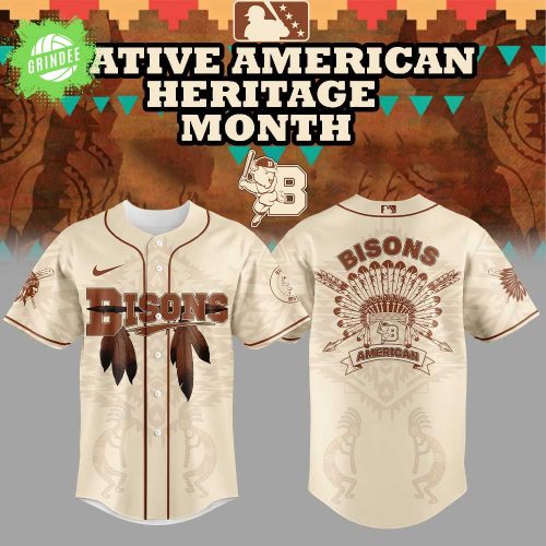 Limited Edition B.Bisons Celebrating Native American Heritage Month Jersey