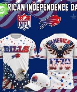 Limited Edition Buffalo Bills Independence Day 2025 T-shirt