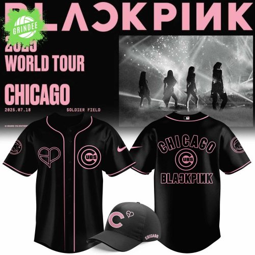 Limited Edition Chicago Cubs x BLACKPINK Tour Jersey