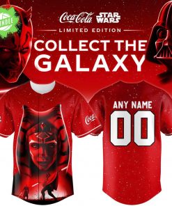 Limited Edition Coca‑Cola X Star Wars Collect Galaxy 2025 Baseball Jersey