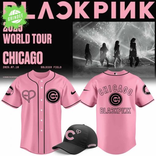 Limited Edition Cubs x BLACKPINK Pink 2025 Tour Jersey