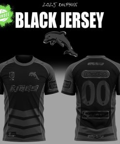 Limited Edition Dolphins Back In Black Uniform Shirt Custom Number For Fans