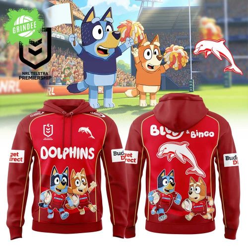Limited Edition Dolphins x Bluey and Bingo Hoodie
