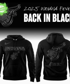 Limited Edition Indiana Fever Back In Black Hoodie