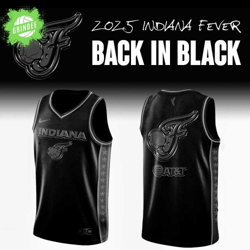 Limited Edition Indiana Fever Back In Black Jersey