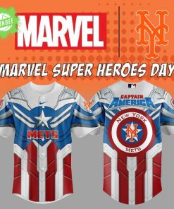 Limited Edition N.Y Mets Captain America Jersey