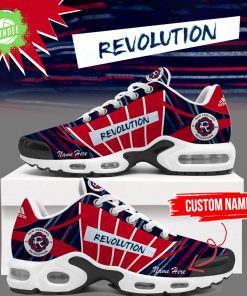 Limited Edition New England Revolution Soccer Throwback Custom TN Shoes