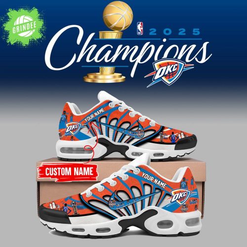 Limited Edition OKC Basketball Champs 2025 AM Shoes
