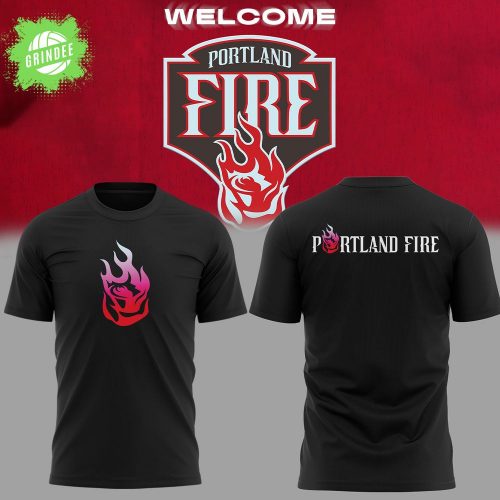 Limited Edition Portland Fire Black Tshirt