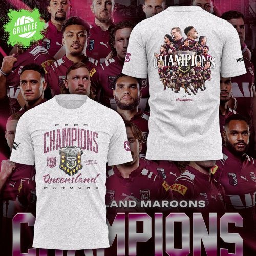Limited Edition Queensland Maroons Champion 2025 Tshirt