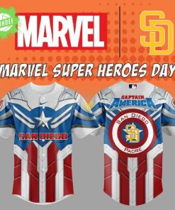 Limited Edition S.D Padres Captain America Jersey