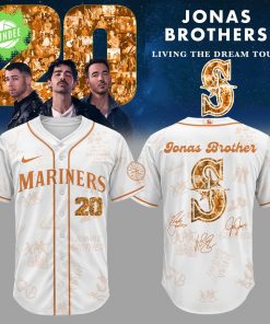 Limited Edition S.Mariners “JonasBrothers20: Living the Dream Tour” Signature Jersey