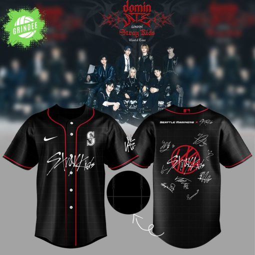 Limited Edition S.Mariners Stray Kids Show Signature Black Jersey