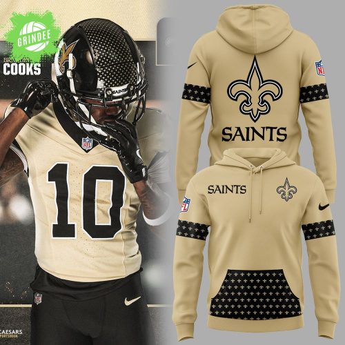 Limited Edition Saints Gold Uniforms Hoodie 2025