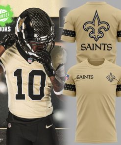 Limited Edition Saints Gold Uniforms Tshirt 2025