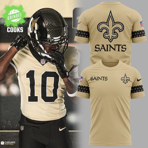 Limited Edition Saints Gold Uniforms Tshirt 2025