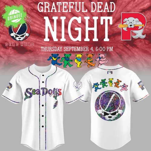 Limited Edition Sea Dogs Grateful Dead Night Jersey