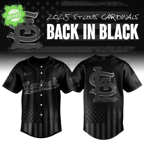 Limited Edition St.Louis Cardinals Black Flag Jersey